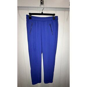 J Crew Women's Royal Blue Turner Jogger Pants Size 0 Trousers Pockets